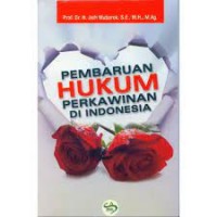 Pembaruan Hukum Perkawinan Di Indonesia