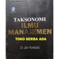 Taksonomi Ilmu Manajemen