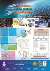 Jurnal Eksplora Informatika Volume 5 Nomor 1, September 2015