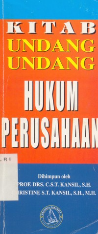 Kitab Undang-Undang Hukum Perusahaan